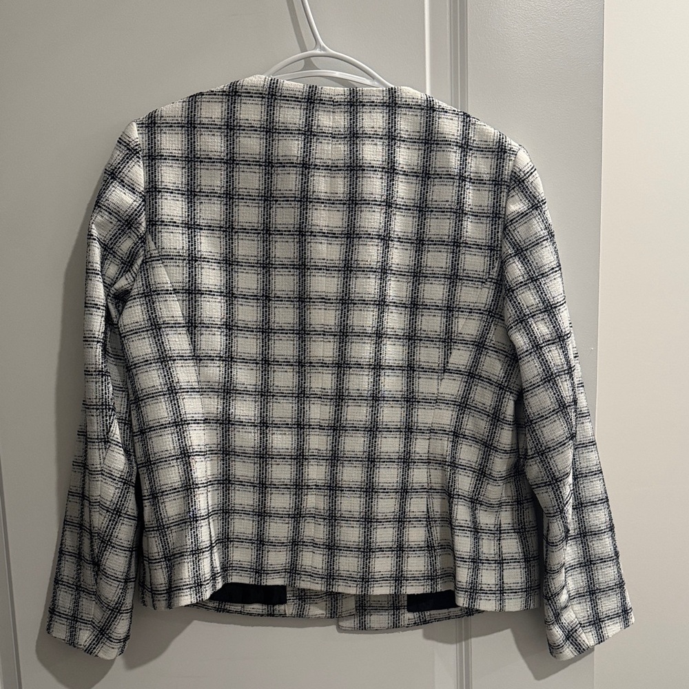 Kasper Black White Tweed Jacket NWT Sz __ Office Career - Picture 4 of 5
